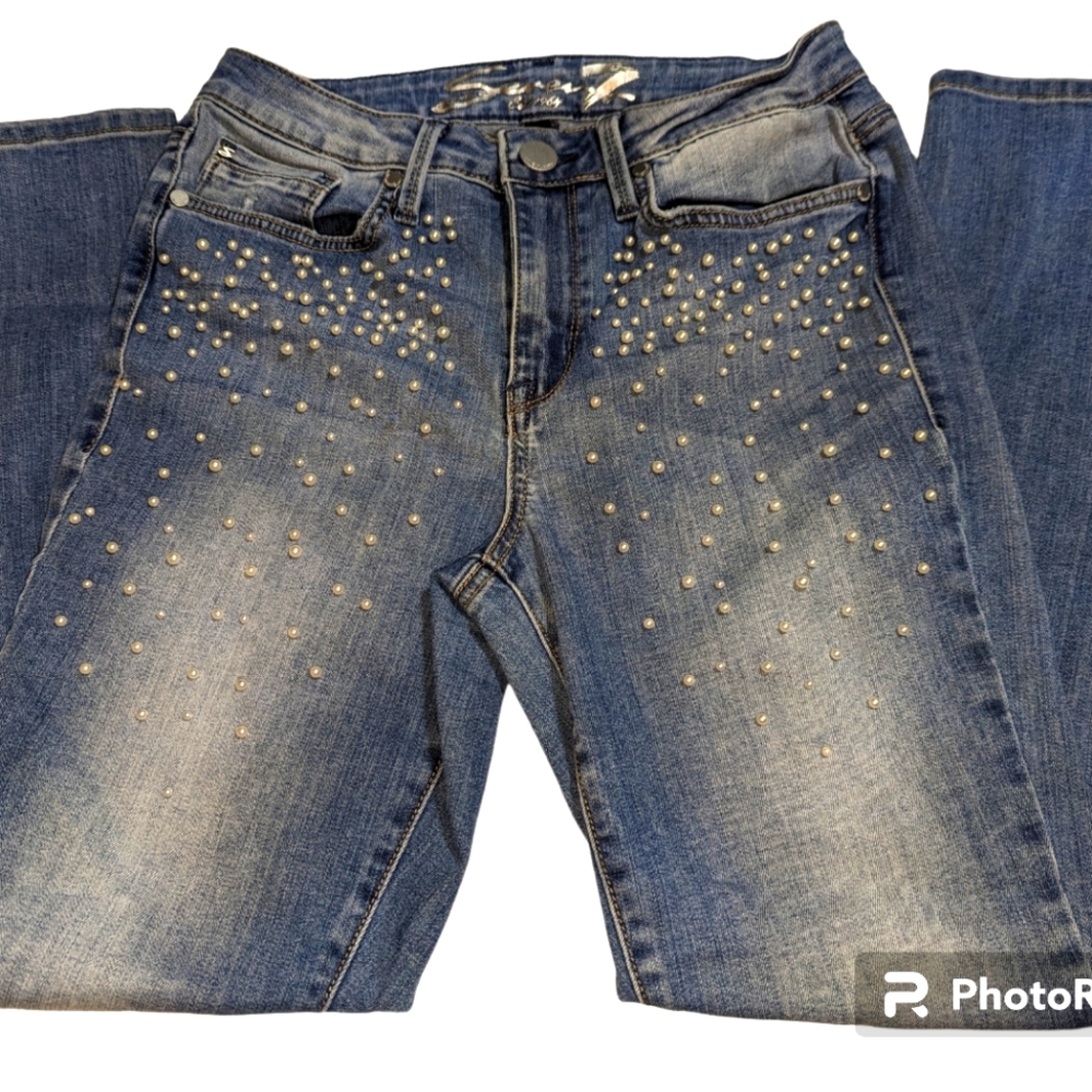 Seven jeans -  sz 6 pearl studded jeans